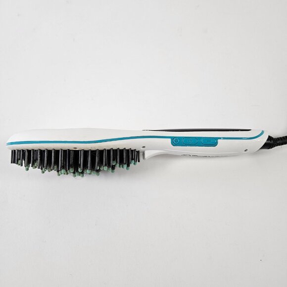 Infinity Gold Straightening Hair Brush 75 W Tested Working - Picture 7 of 8